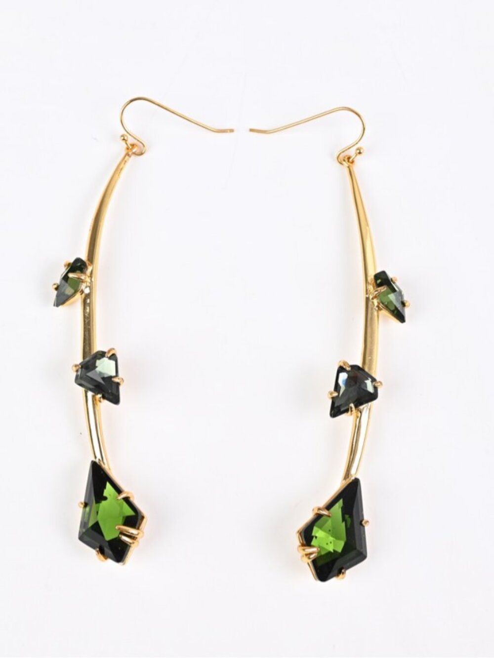 Alexis Bittar Irregular Multigem Hook Earrings - Picture 2 of 5